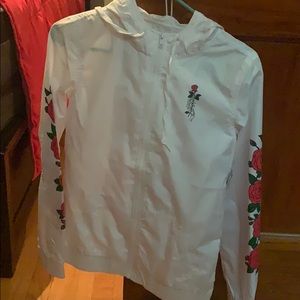 Empyre Keana rose white windbreaker